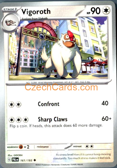 Vigoroth Paldea Evolved #161/194