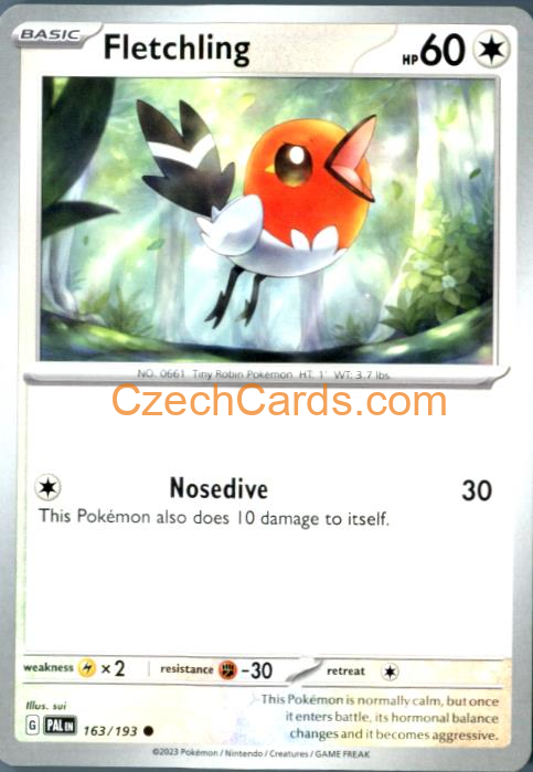 Fletchling Paldea Evolved #163/194