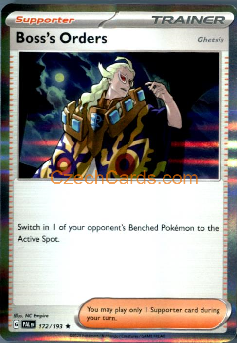 Boss's Orders [Ghetsis] Paldea Evolved Holo #172/194