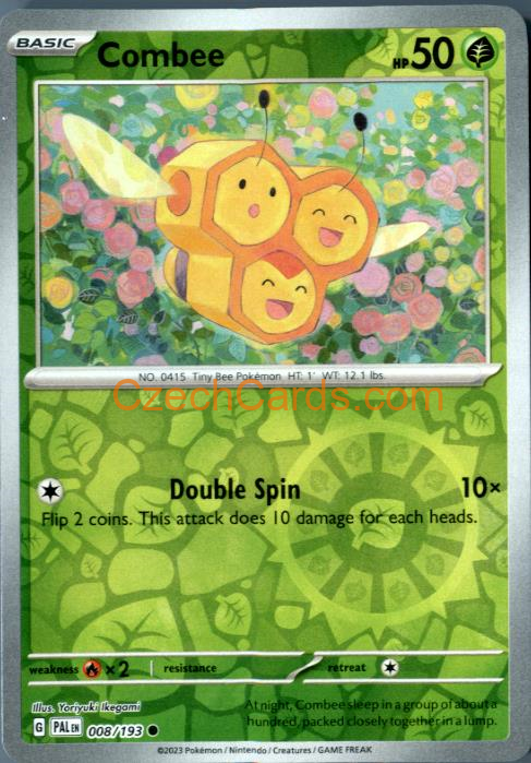 Combee Paldea Evolved Reverse Holo #008/193