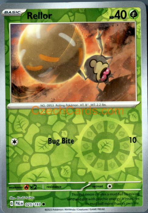 Rellor Paldea Evolved Reverse Holo #025/194