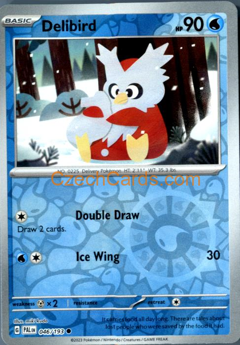 Delibird Paldea Evolved Reverse Holo #046/194