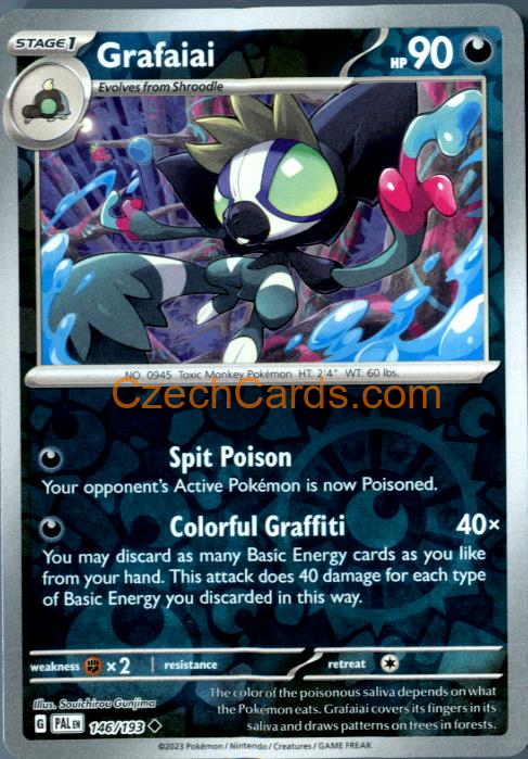 Grafaiai Paldea Evolved Reverse Holo #146/194