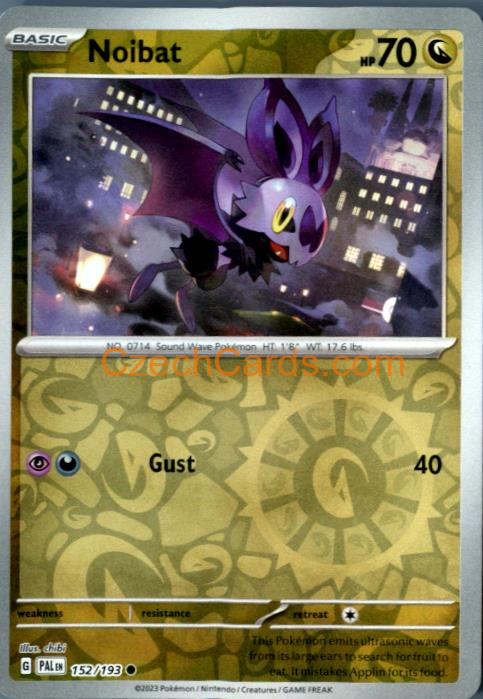 Noibat Paldea Evolved Reverse Holo #152/194