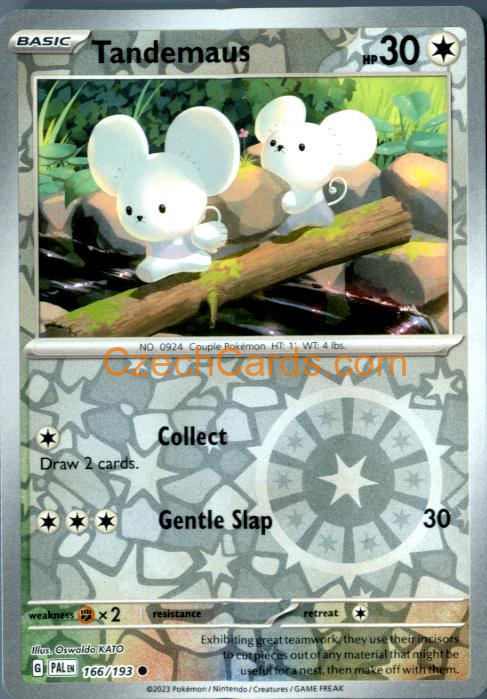Tandemaus Paldea Evolved Reverse Holo #166/194