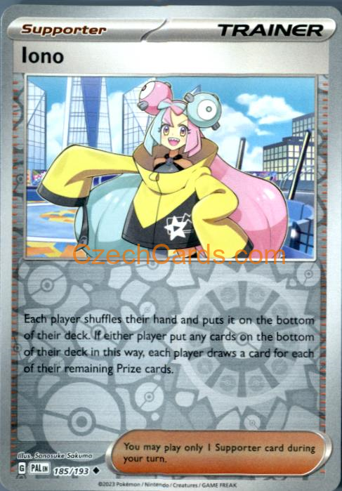 Iono Paldea Evolved Reverse Holo #185/194