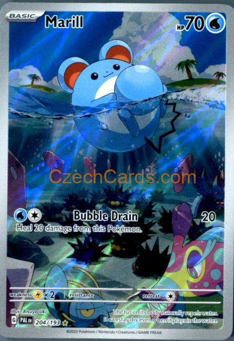 Maril Paldea Evolved Holo Ilustration Rare #204/194