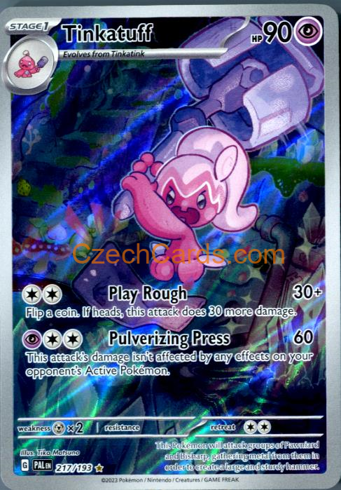 Tinkatuff Paldea Evolved Holo Ilustration Rare #217/194