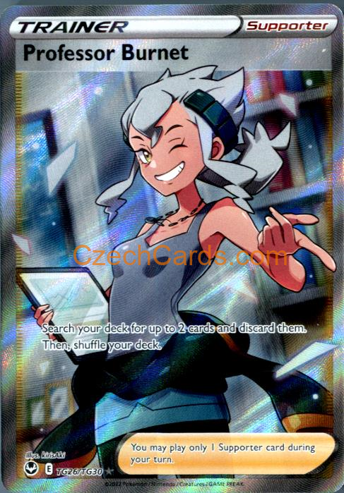 Professor Burnet TG17/TG30 trainer gallery Pokémon Card