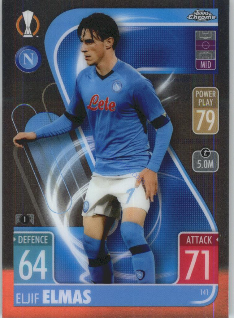 Eljif Elmas Match Attax Chrome CL 2021/22 #141