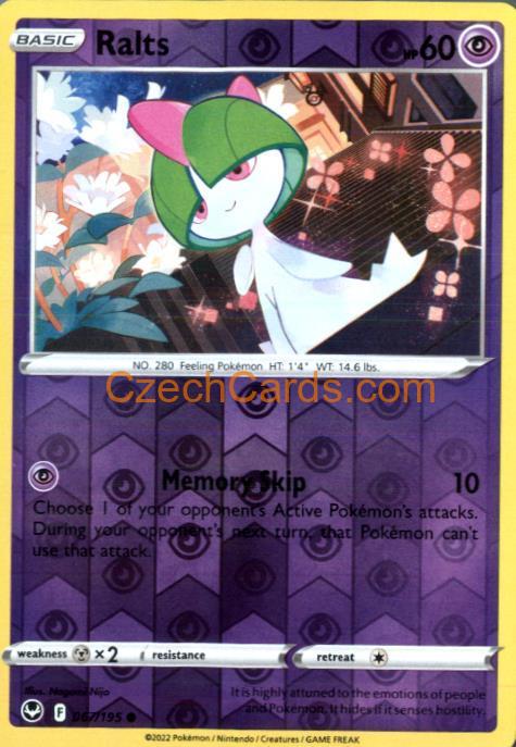 Ralts 067/195 common Pokémon Card reverse holo