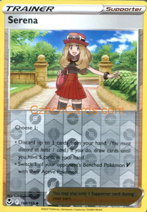 Serena 164/195 uncommon Pokémon Card reverse holo