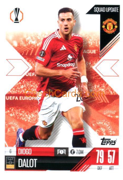 Diogo Dalot 2024/25 Match Attax Extra #6