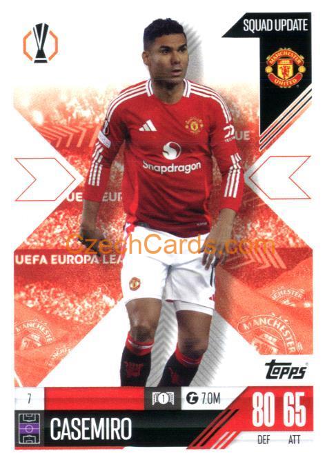 Casemiro 2024/25 Match Attax Extra #7