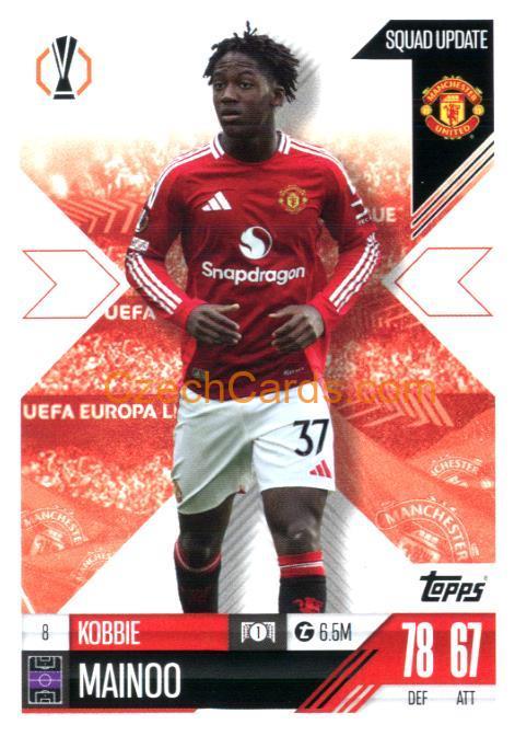 Kobbie Mainoo 2024/25 Match Attax Extra #8