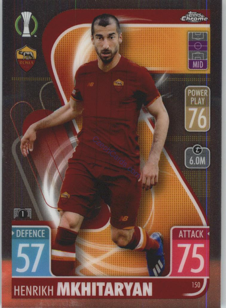 Henrikh Mkhitaryan Match Attax Chrome CL 2021/22 #150