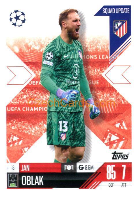 Jan Oblak 2024/25 Match Attax Extra #13