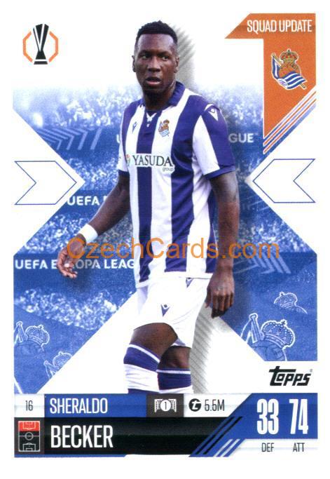 Sheraldo Becker 2024/25 Match Attax Extra #16
