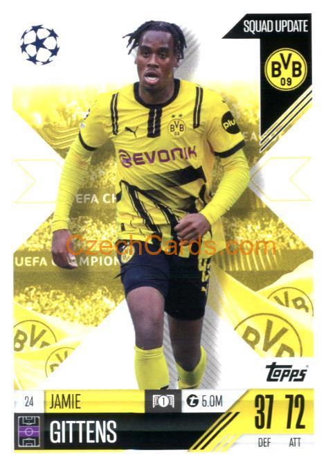 Jamie Gittens 2024/25 Match Attax Extra #24