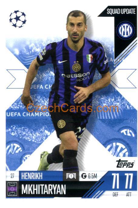 Henrikh Mkhitaryan 2024/25 Match Attax Extra #27