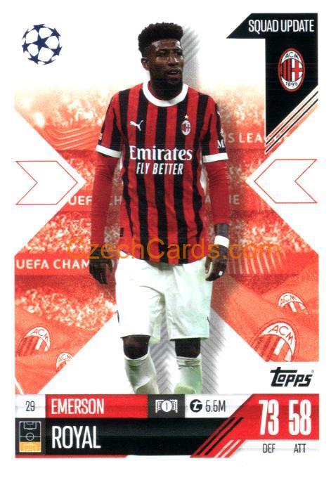 Emerson Royal 2024/25 Match Attax Extra #29