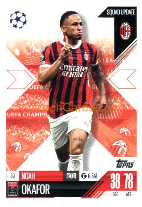 Noah Okafor 2024/25 Match Attax Extra #30