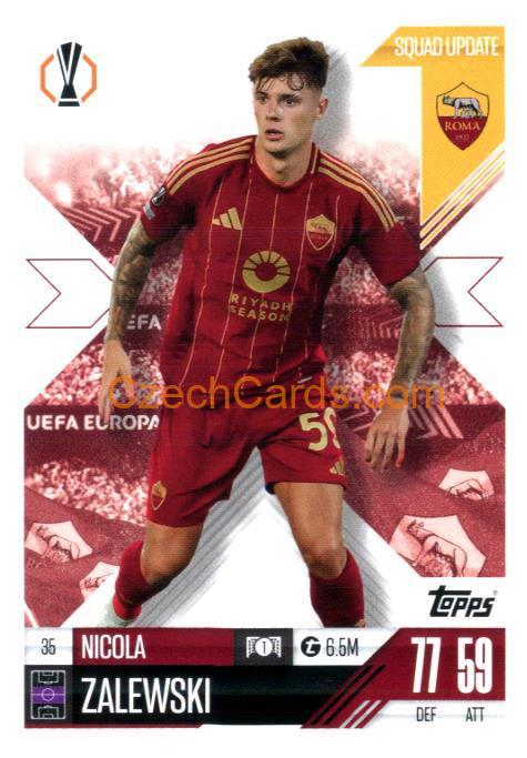 Nicola Zalewski 2024/25 Match Attax Extra #35