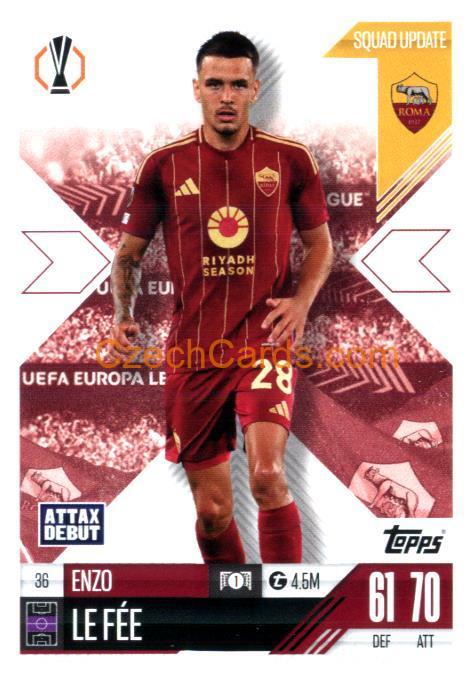 Enzo Le Fée 2024/25 Match Attax Extra #36