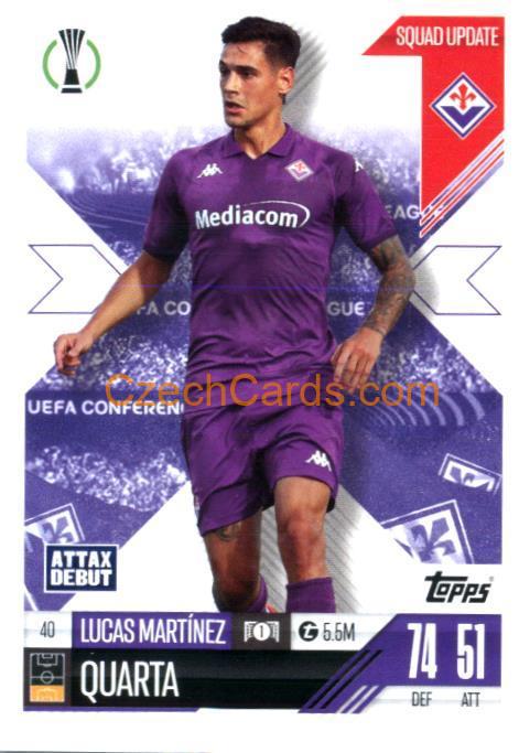 Lucas Martínez Quarta 2024/25 Match Attax Extra #40