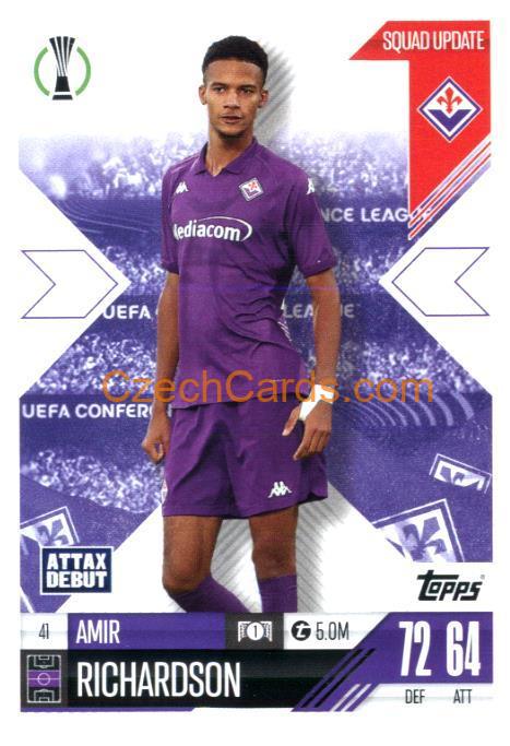 Amir Richardson 2024/25 Match Attax Extra #41