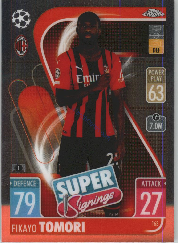 Fikayo Tomori Match Attax Chrome CL 2021/22 #163