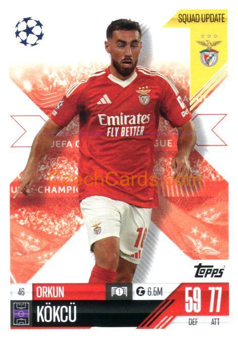 Orkun Kökçü 2024/25 Match Attax Extra #46