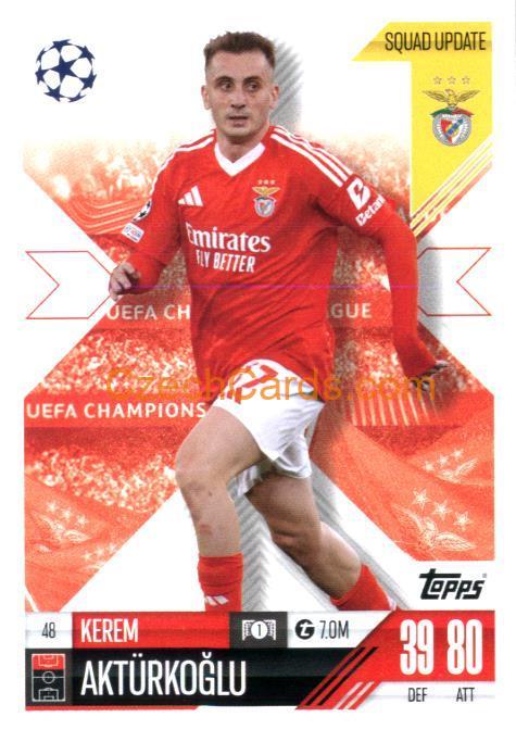 Kerem Aktürkoğlu 2024/25 Match Attax Extra #48