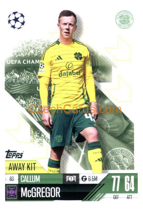 Callum McGregor 2024/25 Match Attax Extra #80