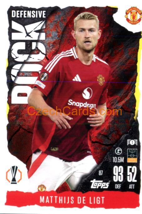 Matthijs de Ligt 2024/25 Match Attax Extra #87