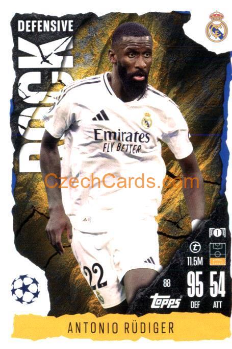 Antonio Rüdiger 2024/25 Match Attax Extra #88