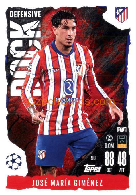 José María Giménez 2024/25 Match Attax Extra #90