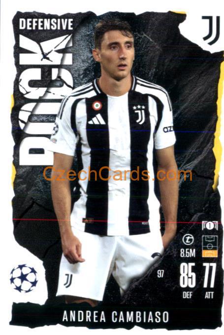 Andrea Cambiaso 2024/25 Match Attax Extra #97