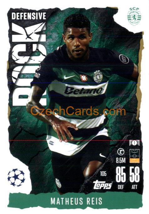 Matheus Reis 2024/25 Match Attax Extra #105