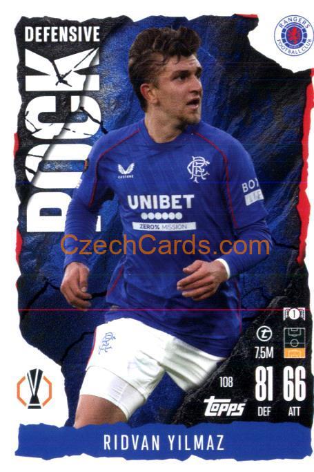Ridvan Yilmaz 2024/25 Match Attax Extra #108