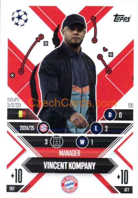 Vincent Kompany 2024/25 Match Attax Extra #120