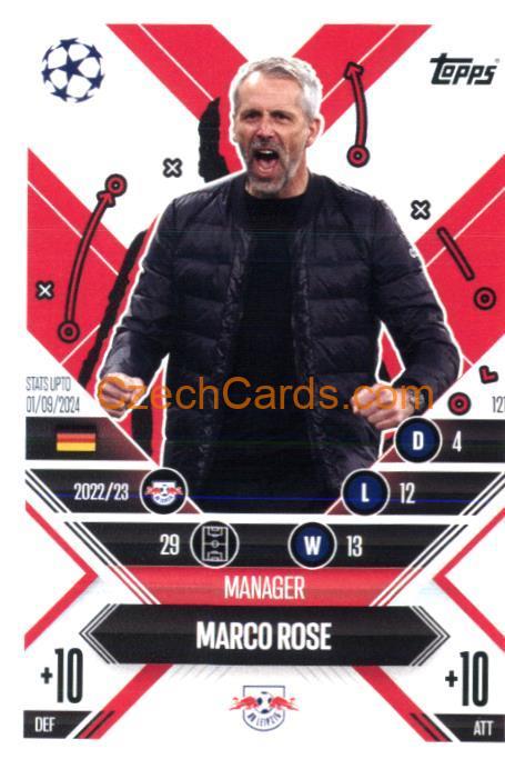 Marco Rose 2024/25 Match Attax Extra #121