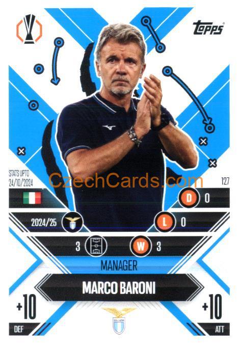 Marco Baroni 2024/25 Match Attax Extra #127