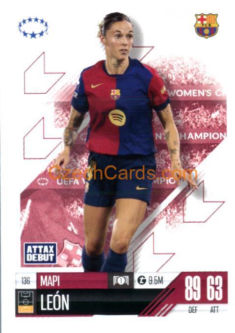 Mapi León 2024/25 Match Attax Extra #136
