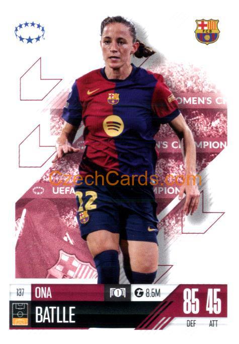 Ona Batlle 2024/25 Match Attax Extra #137