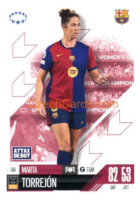 Marta Torrejón 2024/25 Match Attax Extra #138