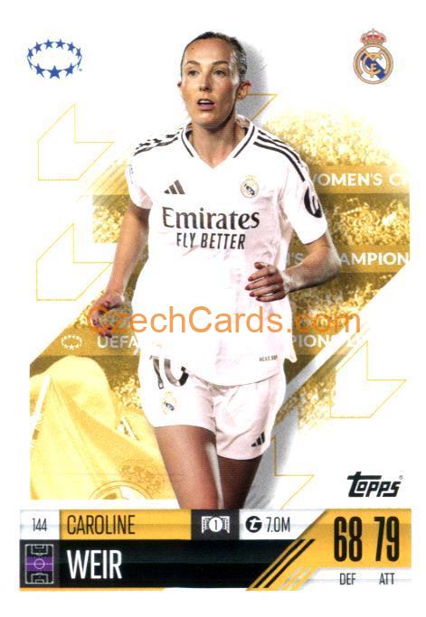 Caroline Weir 2024/25 Match Attax Extra #144