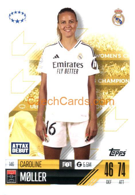 Caroline Møller 2024/25 Match Attax Extra #146
