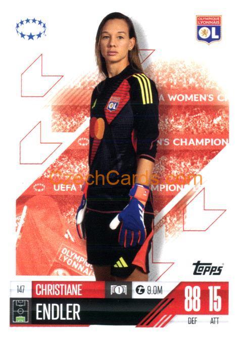 Christiane Endler 2024/25 Match Attax Extra #147
