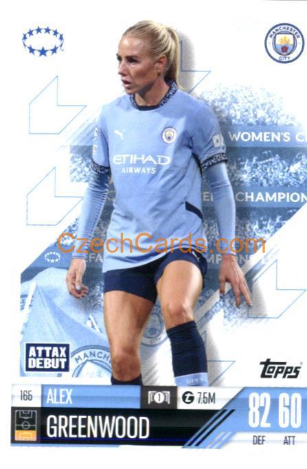 Alex Greenwood 2024/25 Match Attax Extra #165